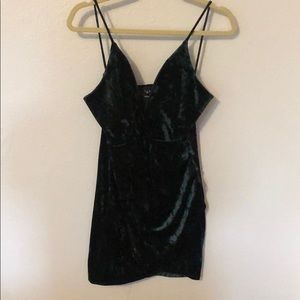 Velvet Green Bodycon